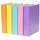 Livepac-Office Ringbuch DIN A5 40 mm Gelb/Pink/Lila/Türkis/Orange 5 St.