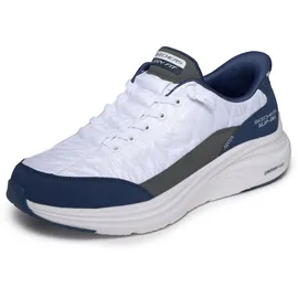 SKECHERS Contour Foam - Cozy Fit Herren Weiß/Blau 41