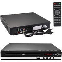 ColdShine DVD-Player für TV mit HDMI/AV Ausgang USB Eingang und Fehlerkorrektur 1080P Upscaling PAL/NTSC-System DVD CD-Player