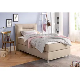 MAINTAL Boxspringbett 100 x 200 cm H2 Beige