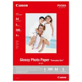 Canon GP-501 Fotopapier glänzend weiß, A4, 170g/m2, 5 Blatt (0775B076)