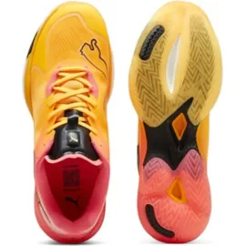 Puma Vantage Nitro Hallenschuhe Unisex Orange/Schwarz/Gelb 49,5