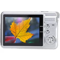 Digitalkamera 4K, FHD 48 MP Kinderkamera mit 8-fachem Digitalzoom, Fülllicht, Integriertem Mikrofon, Anti-Shake-tragbare Kompaktkamera für Kinder, Jungen, Mädchen, Studenten
