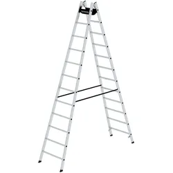 PROREGAL Sprossen-Stehleiter 2x12 Sprossen