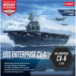 ACADEMY 494409 1:700 USS Enterprise CV-6 Schlacht um Midway