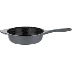 Schäfer Bratpfanne Ø28cm 3,9L Aluminium Phenolharz Pfanne Induktion Antihaft Beschichtung silber