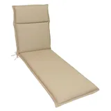Deckchair-Auflage Unica 190 x 50 cm Stoff Beige