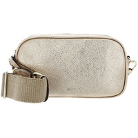 ABRO Leather Shimmer Crossbody Bag Tina L Gold