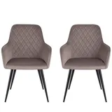 MID.YOU Armlehnenstuhl 2er-Set HARBO (LBH 65x57x87 cm, - LBH 65x57x87 cm