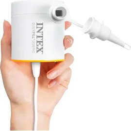 Intex Prestige Mid-Rise, Aufblasbare Matratze mit Ventil, Geeignet für 2 Person, PVC, Mehrfarbig, 152x203x30 cm