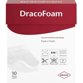 dr. ausbüttel gmbh & co. kg DracoFoam Schaumstoff Wundauflage 5x5cm 10 st