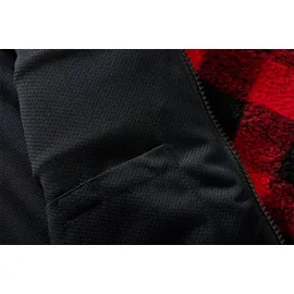 Brandit Textil Teddy Jacke Red / Black XL