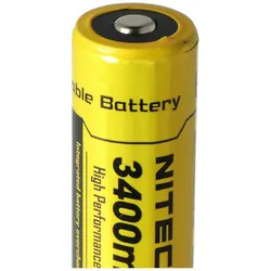Nitecore Li-Ion Akku Typ 18650 mit 3400mAh NL1834 69,4x18,3mm mit Schutzschaltung