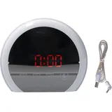 Digitale Led-wanduhr Mit Datums-, Temperaturanzeige Und Schlummerfunktion – 7 Farben