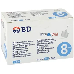 Bd Pen Nadeln 0,25x8mm