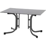 Siena Garden Sola Klapptisch 120 x 80 x 71 cm Anthrazit