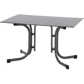 Siena Garden Sola Klapptisch 120 x 80 x 71 cm Anthrazit