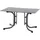 Siena Garden Sola Klapptisch 120 x 80 x 71 cm Anthrazit