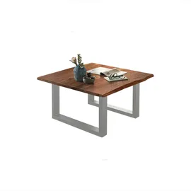 möbelliebling Couchtisch Baumkante Braun Akazie 90 x 90 cm