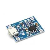 BerryBase Ladeplatine für 3,7V LiIon / LiPo Akkus, Micro USB > Lötpads, 1000mA