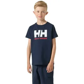 HELLY HANSEN Logo Kurzarm-t-shirt - Navy - 14 Jahre