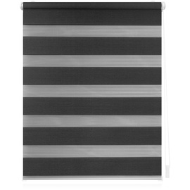 Lichtblick Duo Rollo / Doppelrollo Klemmfix 45 x 150 cm anthrazit