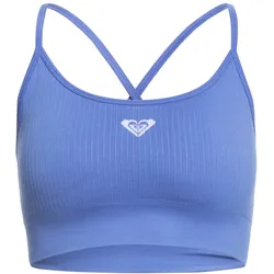 Sporttop ROXY "Chill Out Seamless", Damen, Gr. XL, blau (ultra marine), 92% Nylon, 8% Elasthan, Tops