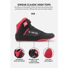 Gorilla Wear Herren Rot/Schwarz 47