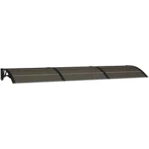 vidaXL Türvordach 300 x 80 cm schwarz
