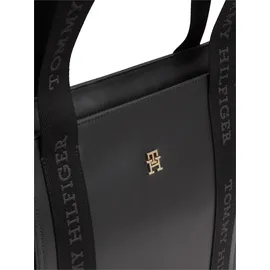 Tommy Hilfiger IM LATAM LOGO TOTE Schultertasche Kunstleder Black