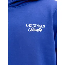 Jack & Jones Junior Kapuzensweatshirt bedruckt Blau 152