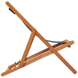 vidaXL Strandstuhl 2er Set Blau