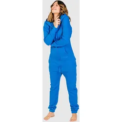 Jumpsuit MONIZ, Baby, Gr. S, EURO-Größen, blau, 80% Baumwolle, 20% Polyester, casual, lang, Langarm, Overalls, mit kuscheligem Komfort
