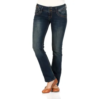 LTB Damen Jeans Jonquil Slim Straight Slim Straight Malena Wash Normaler Bund Reißverschluss W 24 L 36