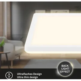 Briloner Brilo LED Panel Slim CTS Schalter Flach Backlight Weiß 29,3 cm x 29,3 cm
