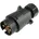 Camping Stecker 12 V für Outdoor Caravan Adapter DIN 1724 mit Schraubanschluss Wohnwagen Wohnmobil Zubehör IP44 Made in Germany Schwarz 60462