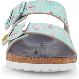 Birkenstock Arizona ESD Birko-Flor flower field mint schmal 40
