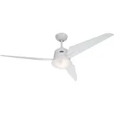 CasaFan Eco Aviatos 132 WE-WE 132 cm Deckenventilator weiß mit Licht inkl. Fernbedienung