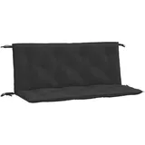 vidaXL Bankauflage 120 x 50 x 7 cm schwarz 2 St.