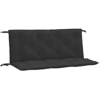 vidaXL Bankauflage 120 x 50 x 7 cm schwarz 2 St.