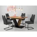 Hela Esszimmerstuhl Linda S Schwingstuhl BESTSELLER«, Set 2 St., Microfaser, mit Taschenfederkern Sitz, mit 140KG belastbar,