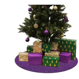 Primaflor Weihnachtsbaum Unterlage GLIMMER - Rund - Lila - Ø 50cm