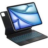 Inateck Magic Keyboard Tastatur Hülle für iPad Air 11 Zoll (2024) iPad Air 5/4 Schwarz