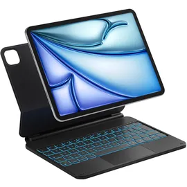 Inateck Magic Keyboard Tastatur Hülle für iPad Air 11 Zoll (2024) iPad Air 5/4 Schwarz