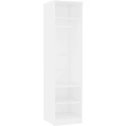 vidaXL Kleiderschrank Weiß 50x50x200 cm Holzwerkstoff