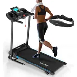 Kinetic Sports Laufband klappbar KST2900FX - 750 Watt Motor, Extra breite Lauffläche, 16+1 Programme, Steigung, Geh- und Lauftraining, LCD Display, 10 km/h, bis 120 kg inkl. Pulsgurt