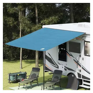 vidaXL Wasserfeste Plane mit Dach Blau 240 cm