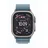 GPS + Cellular 49 mm Titangehäuse Natur Alpine Loop Hellblau S