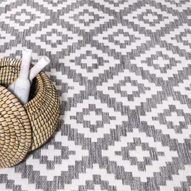 Carpet City Outdoorteppich wetterfest, Flachgewebe, quadratisch, in 200x290 cm - Deko Teppiche, Outdoorteppich, Läufer,