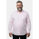 Men Plus by Happy Size Men Plus Herren große Größen Übergrößen Menswear L-8XL Businesshemd, Langarm, Easycare, Kentkragen, Comfort Fit Rose XXL 830753519-XXL - XXL